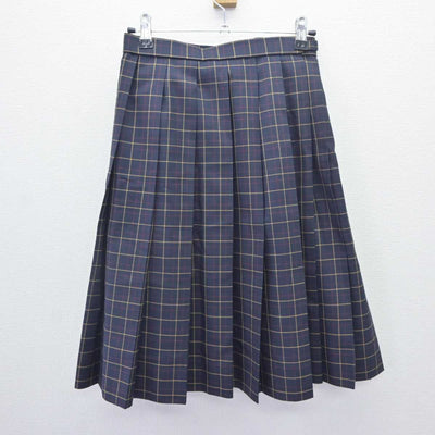 【中古】東京都 桜丘中学校 女子制服 4点 (ニット・シャツ・スカート) sf064806