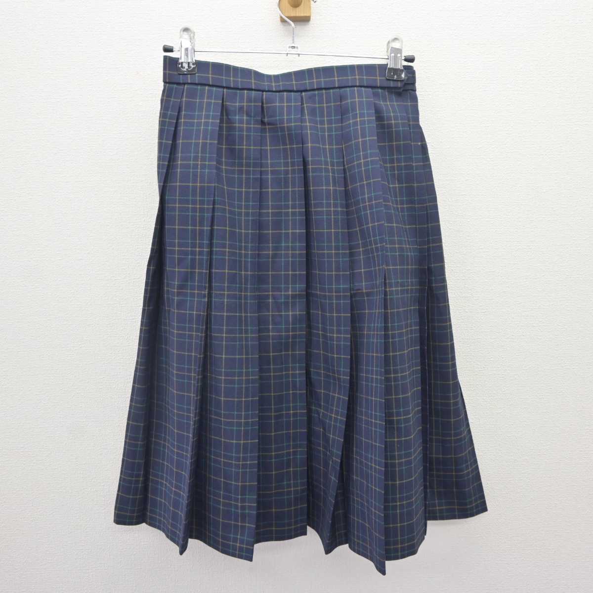 【中古】東京都 桜丘中学校 女子制服 2点 (シャツ・スカート) sf064808