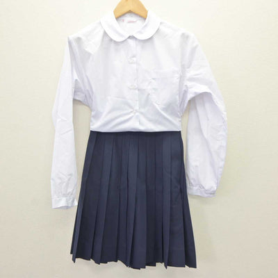 【中古】神奈川県 相模原市立大沢中学校 女子制服 2点 (シャツ・スカート) sf064817