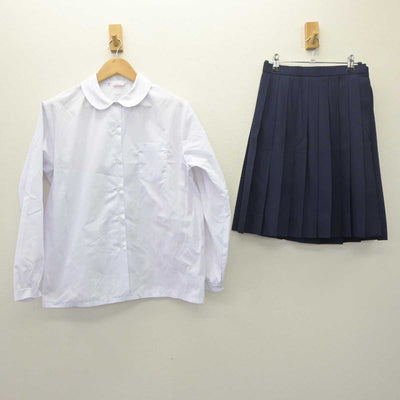 【中古】神奈川県 相模原市立大沢中学校 女子制服 2点 (シャツ・スカート) sf064817