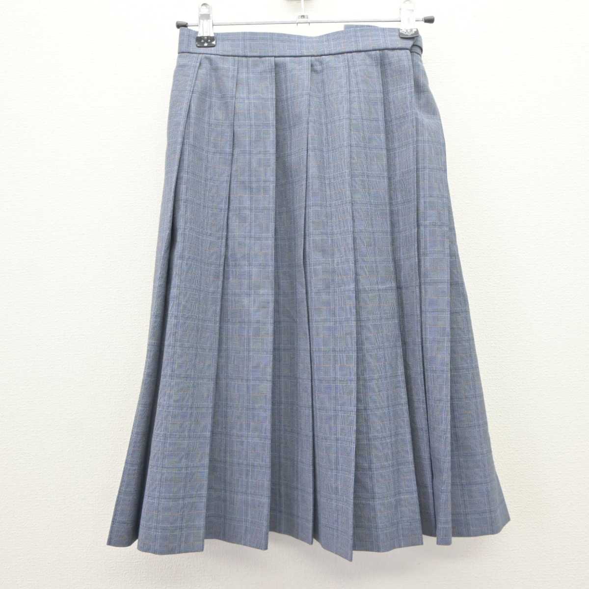 【中古】宮城県 大崎市立鹿島台中学校 女子制服 2点 (ベスト・スカート) sf064825