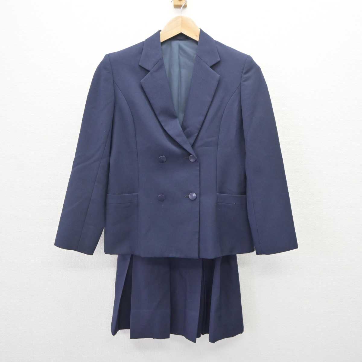 【中古】神奈川県 七里ガ浜高等学校 女子制服 3点 (ブレザー・スカート・スカート) sf064872