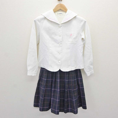 【中古】鹿児島県 龍桜高等学校/旧制服 女子制服 3点 (ブラウス・ブラウス・スカート) sf064880