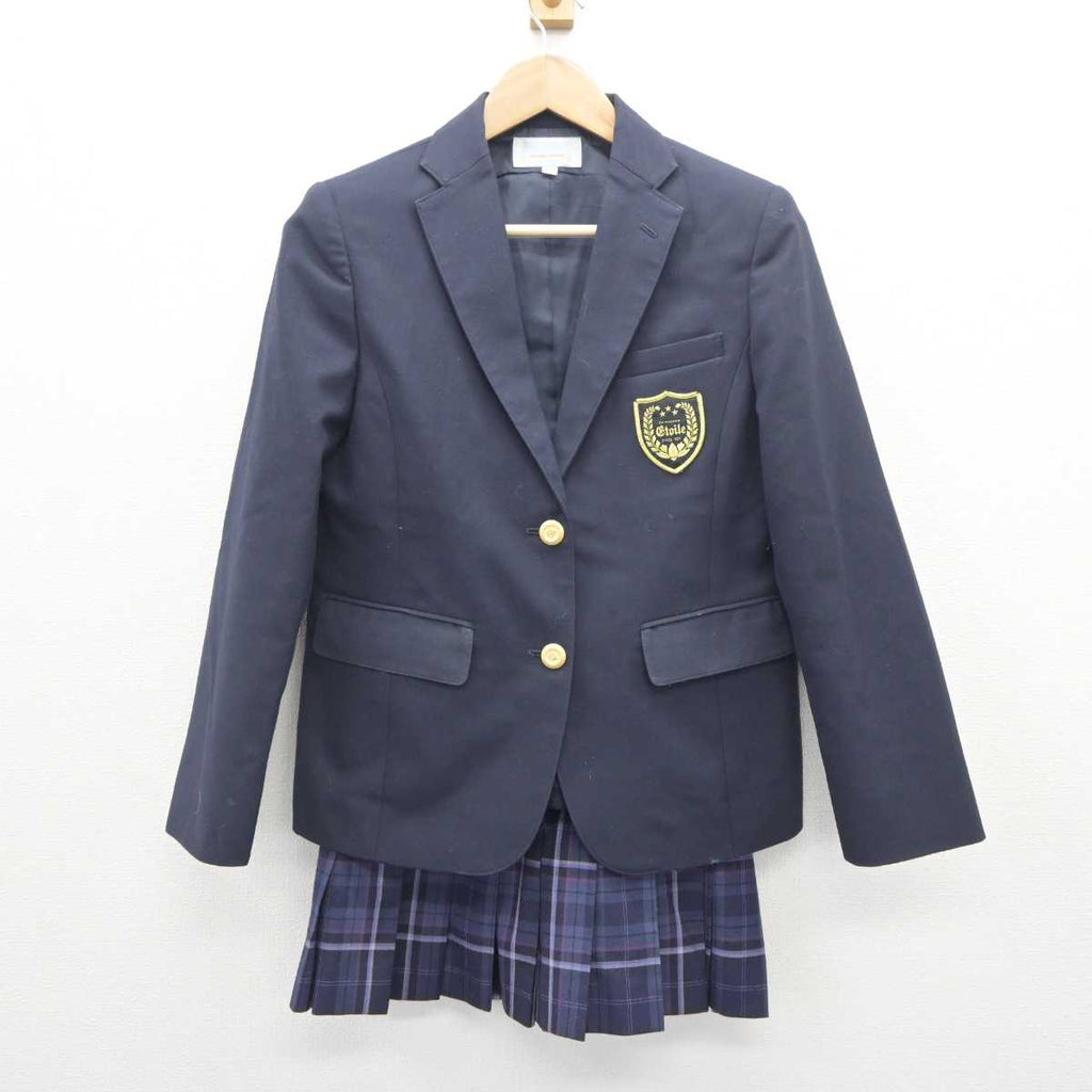 中古】東京都 品川エトワール女子高等学校 女子制服 2点 (ブレザー・スカート) sf064892 | 中古制服通販パレイド