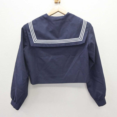 【中古】福岡県 朝倉市立甘木中学校 女子制服 3点 (セーラー服・ジャンパースカート) sf064899