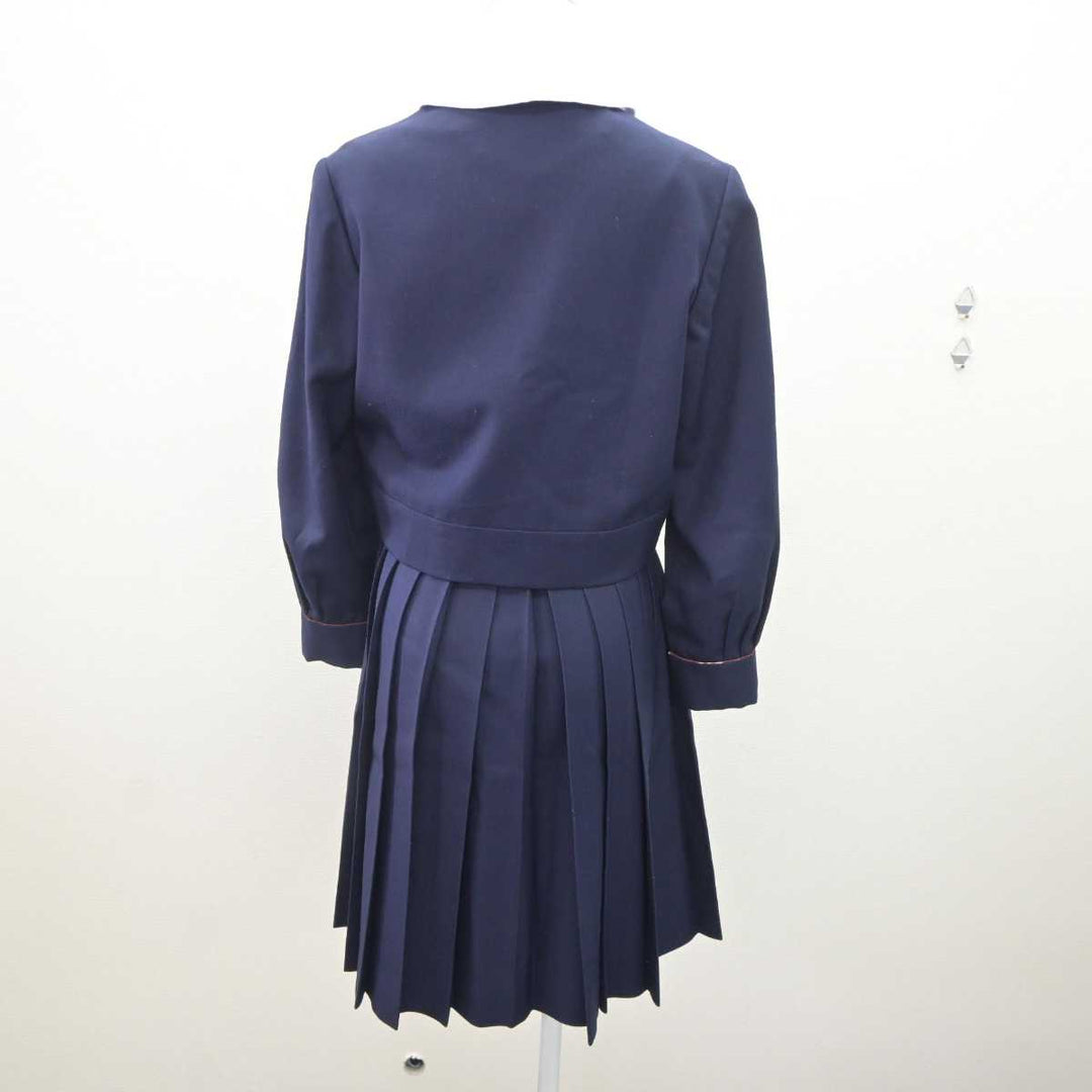 【中古】奈良県 帝塚山中学校・高等学校 女子制服 3点 (ブレザー・スカート) sf064902