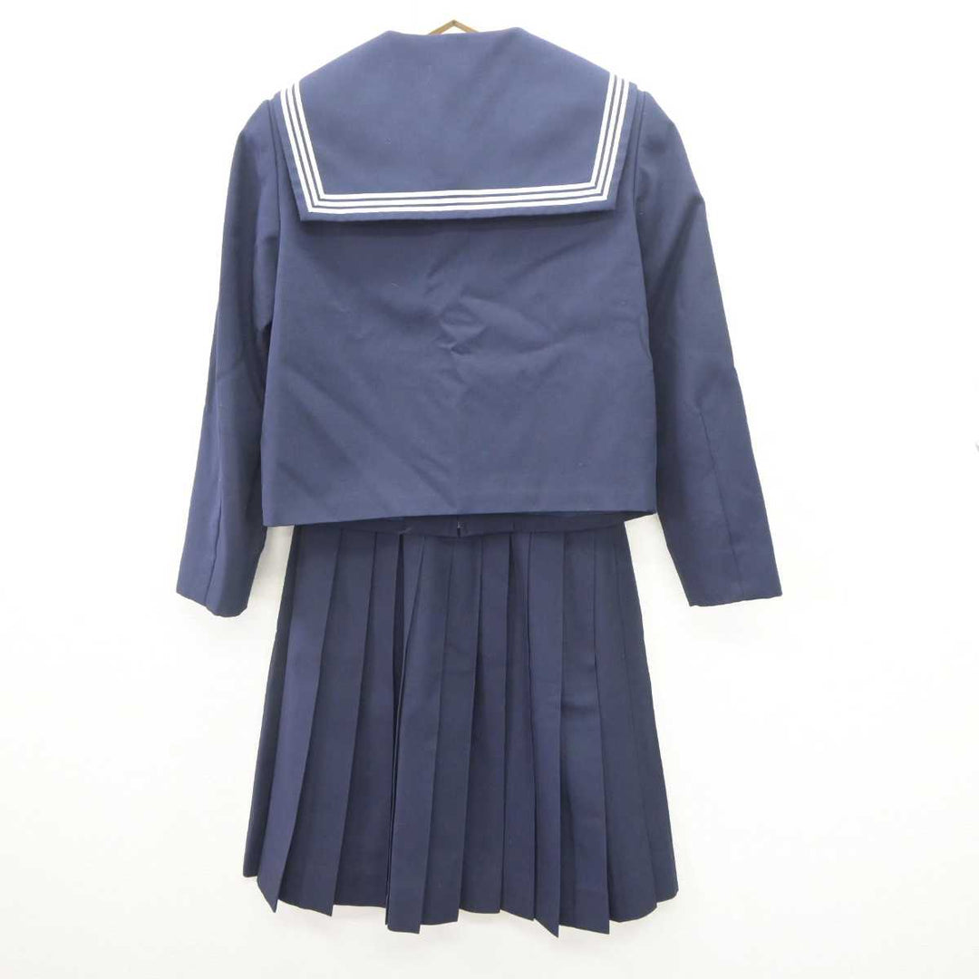 【中古】石川県 長田中学校 女子制服 3点 (セーラー服・スカート) sf064906 | 中古制服通販パレイド