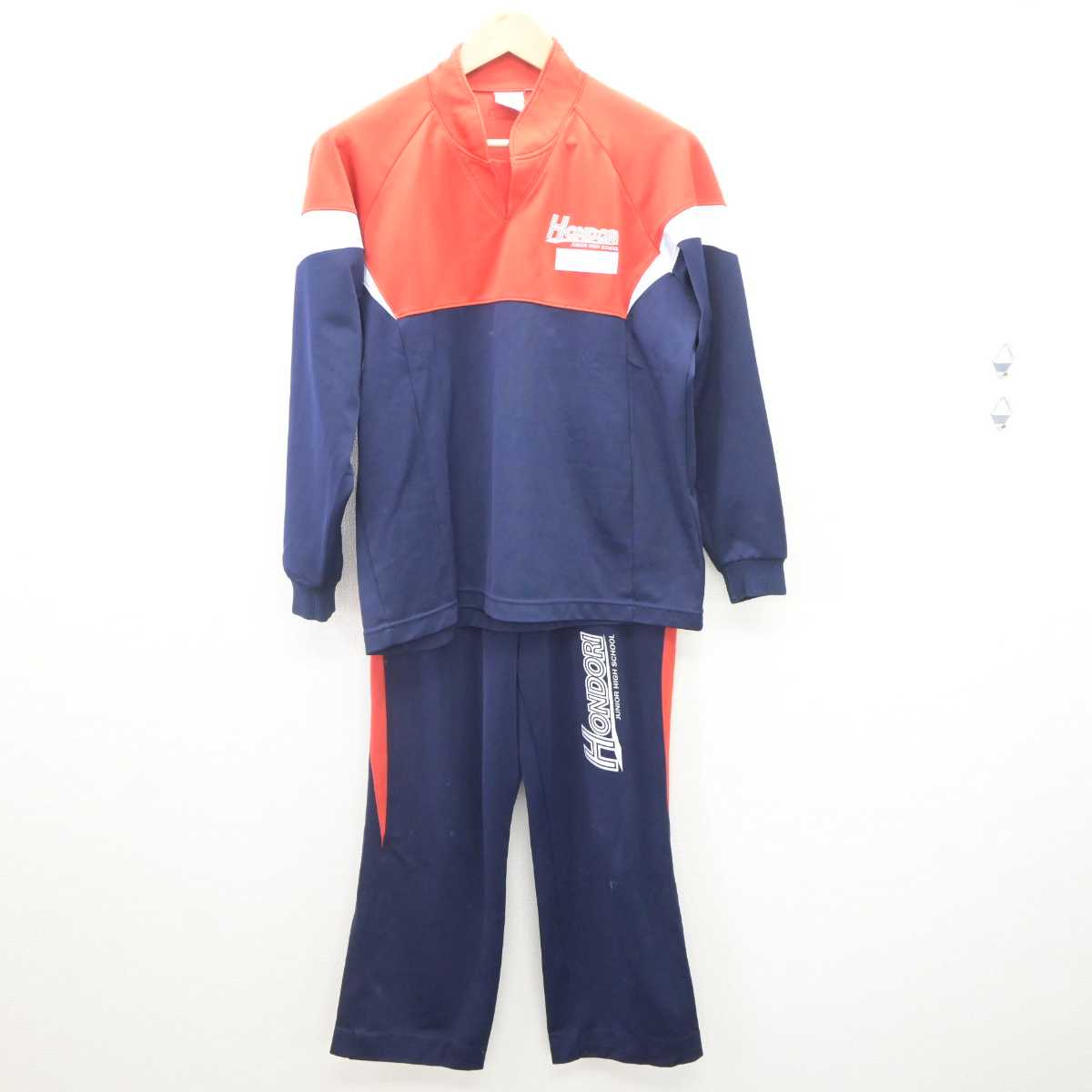 【中古】北海道 本通中学校 女子制服 2点 (ジャージ 上・ジャージ 下) sf064909