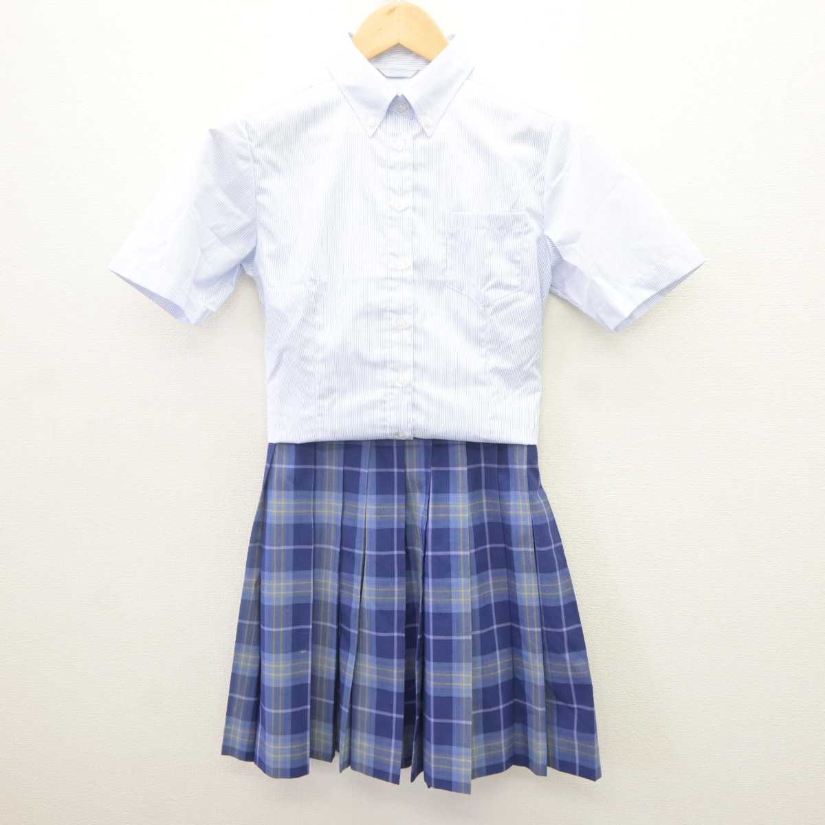 【中古】東京都 品川エトワール女子高等学校 女子制服 2点 (シャツ・スカート) sf064913