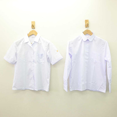 【中古】福岡県 筑邦西中学校 女子制服 2点 (シャツ・シャツ) sf064921