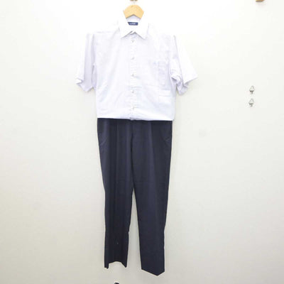 【中古】福岡県 朝倉光陽高等学校 男子制服 2点 (シャツ・ズボン) sf064926