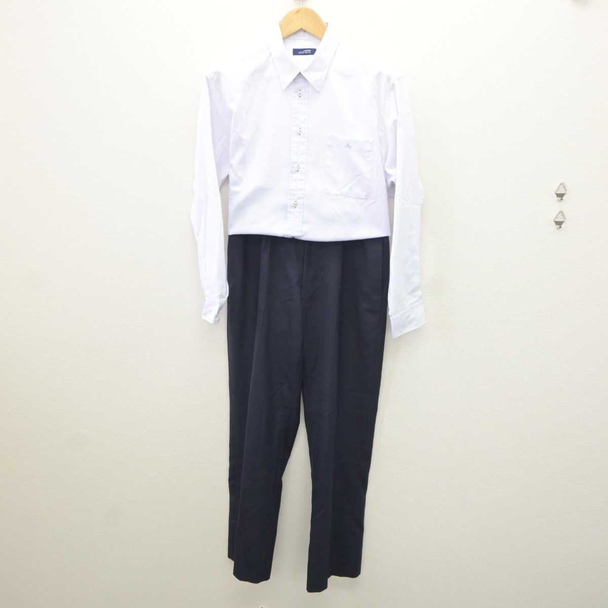 【中古】福岡県 朝倉光陽高等学校 男子制服 3点 (学ラン・シャツ・ズボン) sf064927