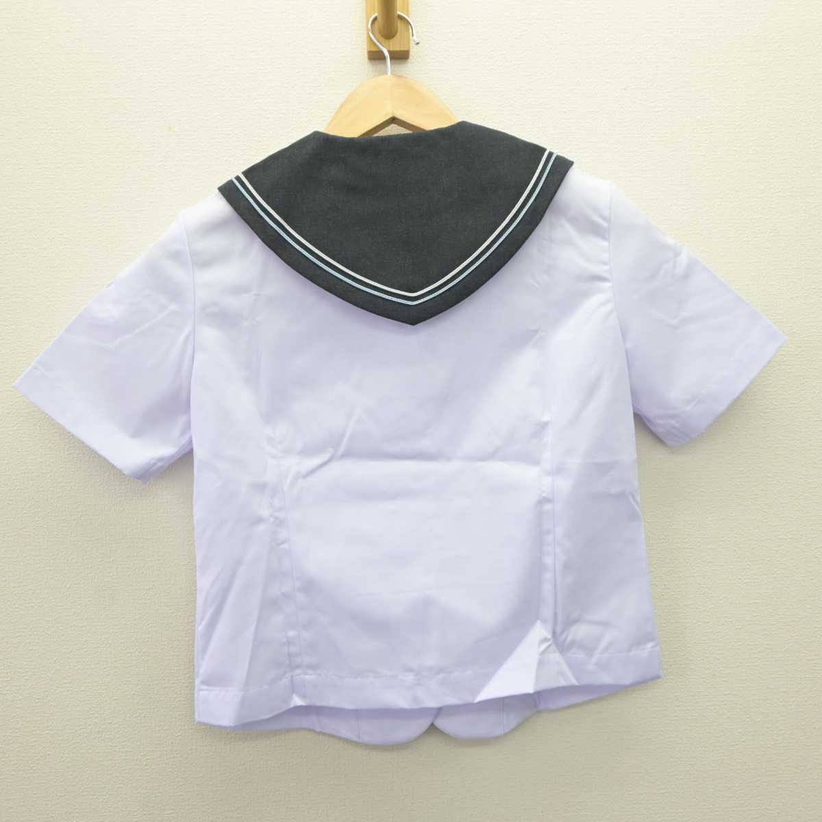 【中古】広島県 広島桜が丘高等学校 女子制服 2点 (セーラー服) sf064933