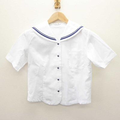 【中古】新潟県 三条市立大崎学園 女子制服 2点 (ブラウス・ブラウス) sf064950