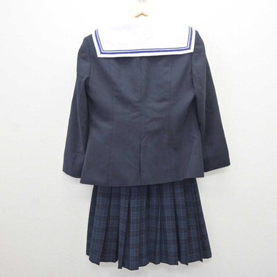 【中古】新潟県 三条市立大崎学園 女子制服 4点 (ブレザー・ブラウス・スカート) sf064951