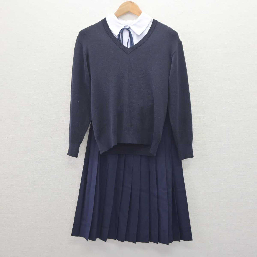 中古】埼玉県 北本市立東中学校 女子制服 4点 (ニット・シャツ・スカート) sf064954 | 中古制服通販パレイド