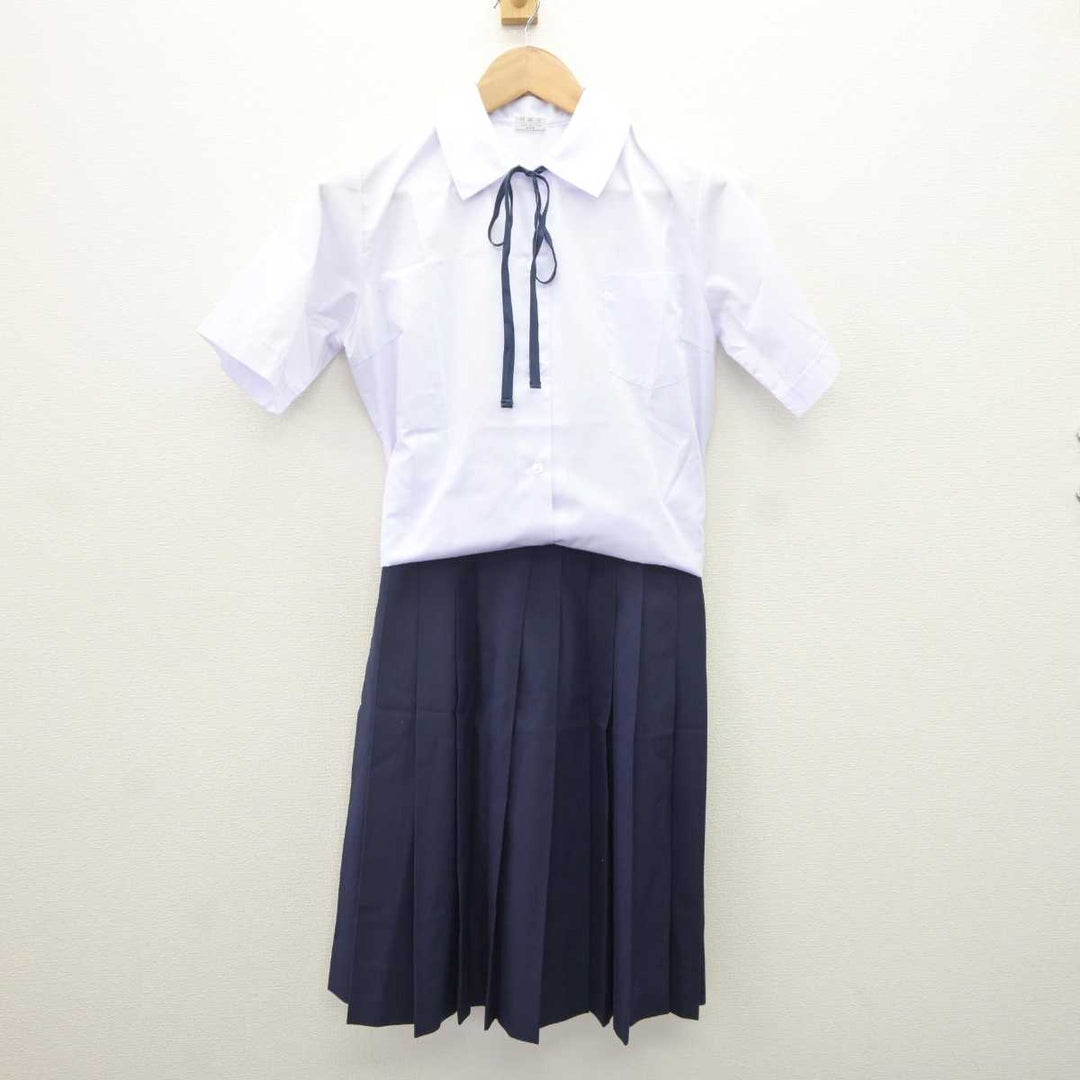 中古】埼玉県 北本市立東中学校 女子制服 4点 (ベスト・シャツ 中古】埼玉県 北本市立東中学校 女子制服 4点 (ベスト・シャツ