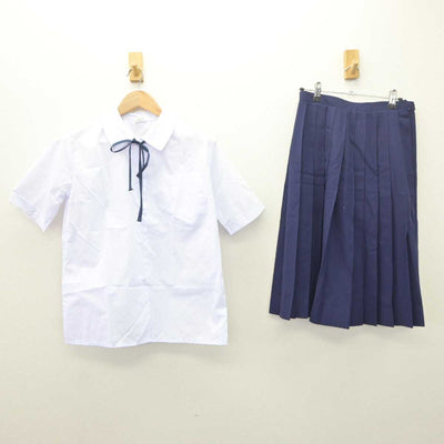 【中古】埼玉県 北本市立東中学校 女子制服 3点 (シャツ・スカート) sf064956