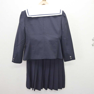 【中古】福岡県 福岡工業大学附属城東高等学校 女子制服 5点 (ブレザー・ニット・セーラー服・ジャンパースカート) sf064970