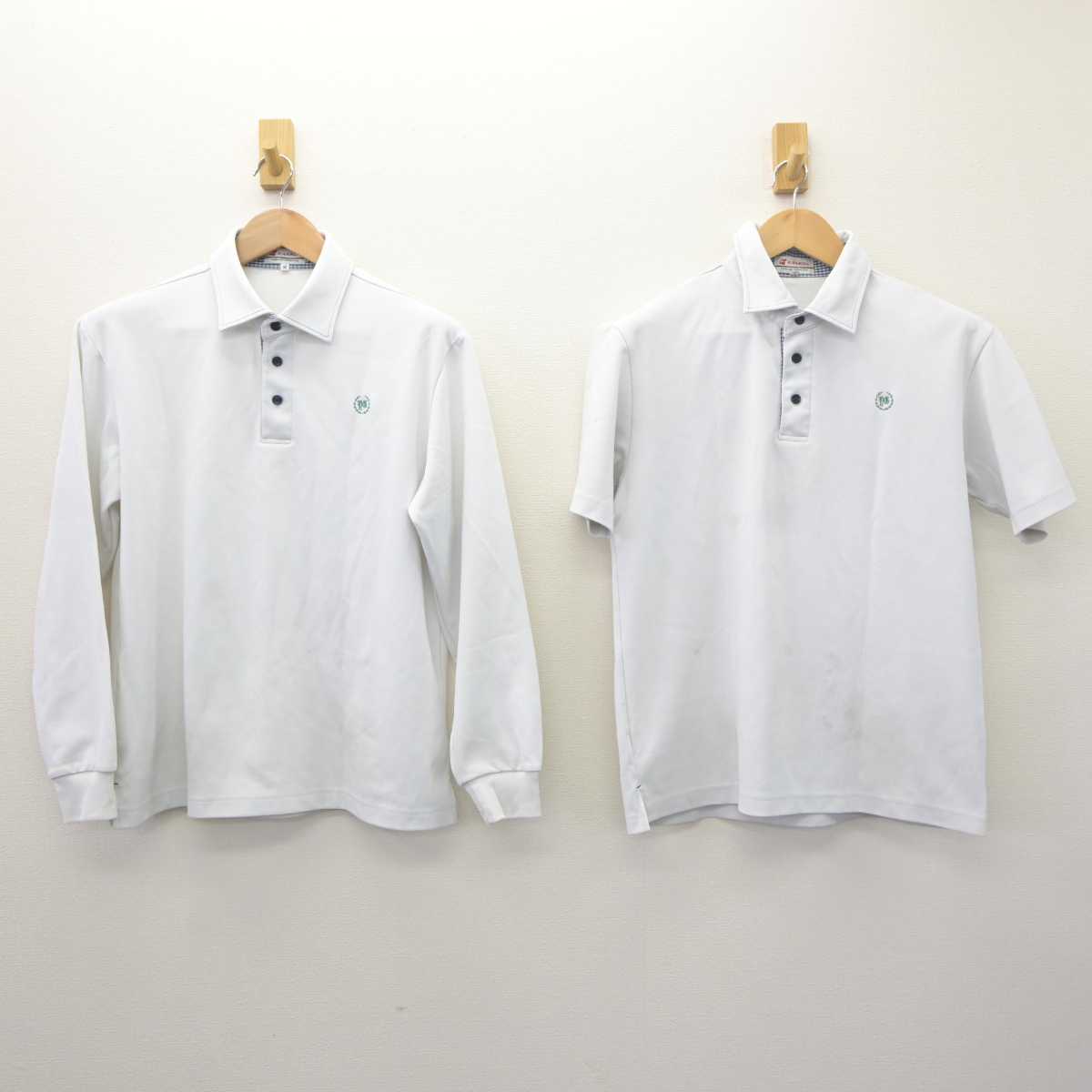 【中古】愛知県 山本学園情報文化専門学校 男子制服 2点 (シャツ) sf064988