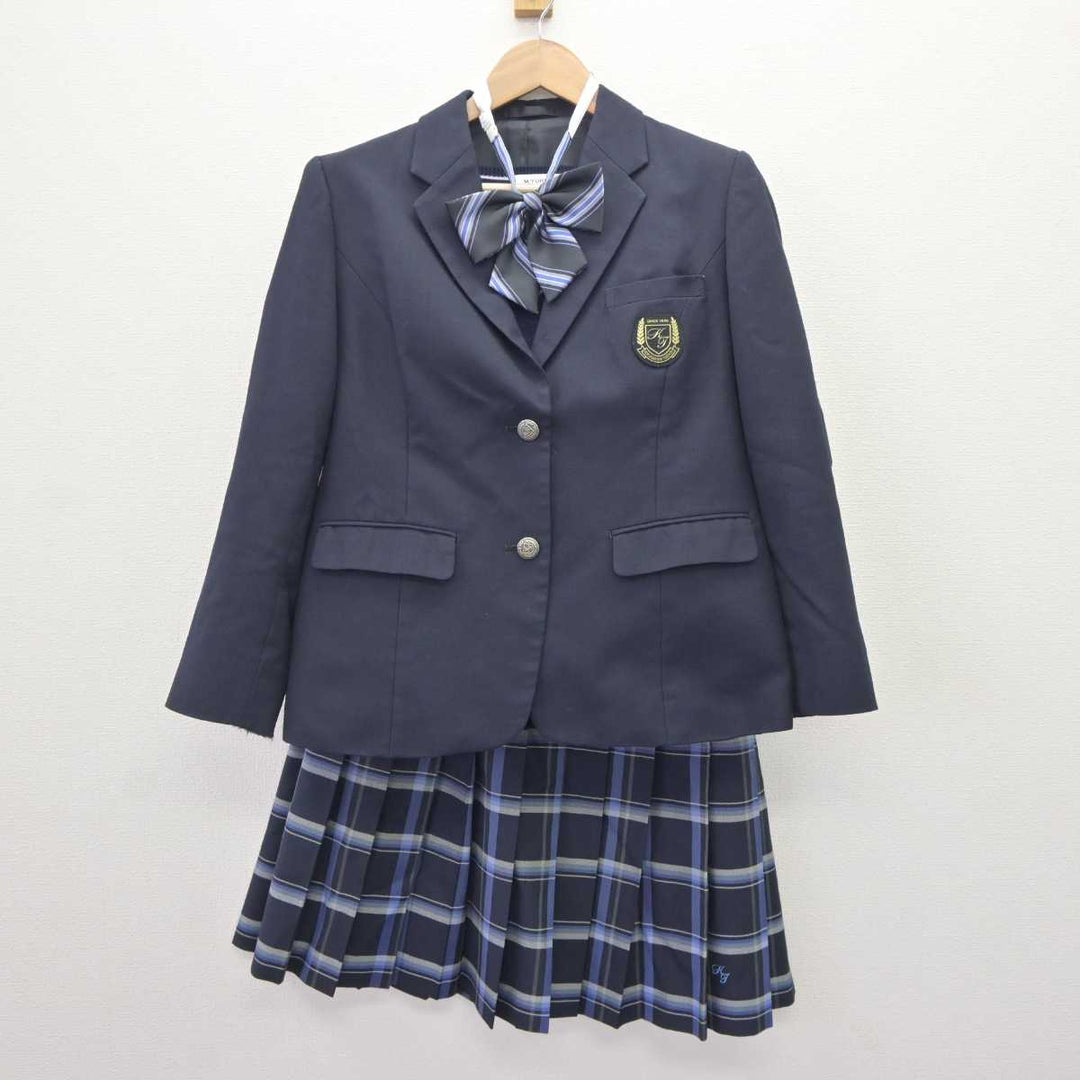 【中古】栃木県 國學院大學栃木中学校・高等学校 女子制服 4点 (ブレザー・ニット・スカート) sf064990 | 中古制服通販パレイド