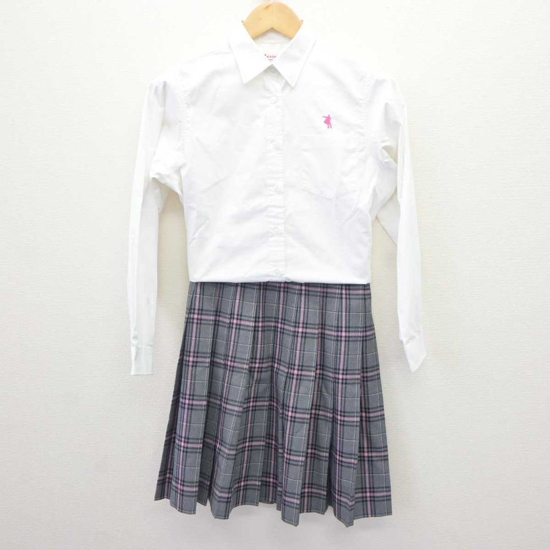 【中古】 クラーク記念国際高等学校 女子制服 4点 (ブレザー・シャツ・スカート) sf064994 | 中古制服通販パレイド