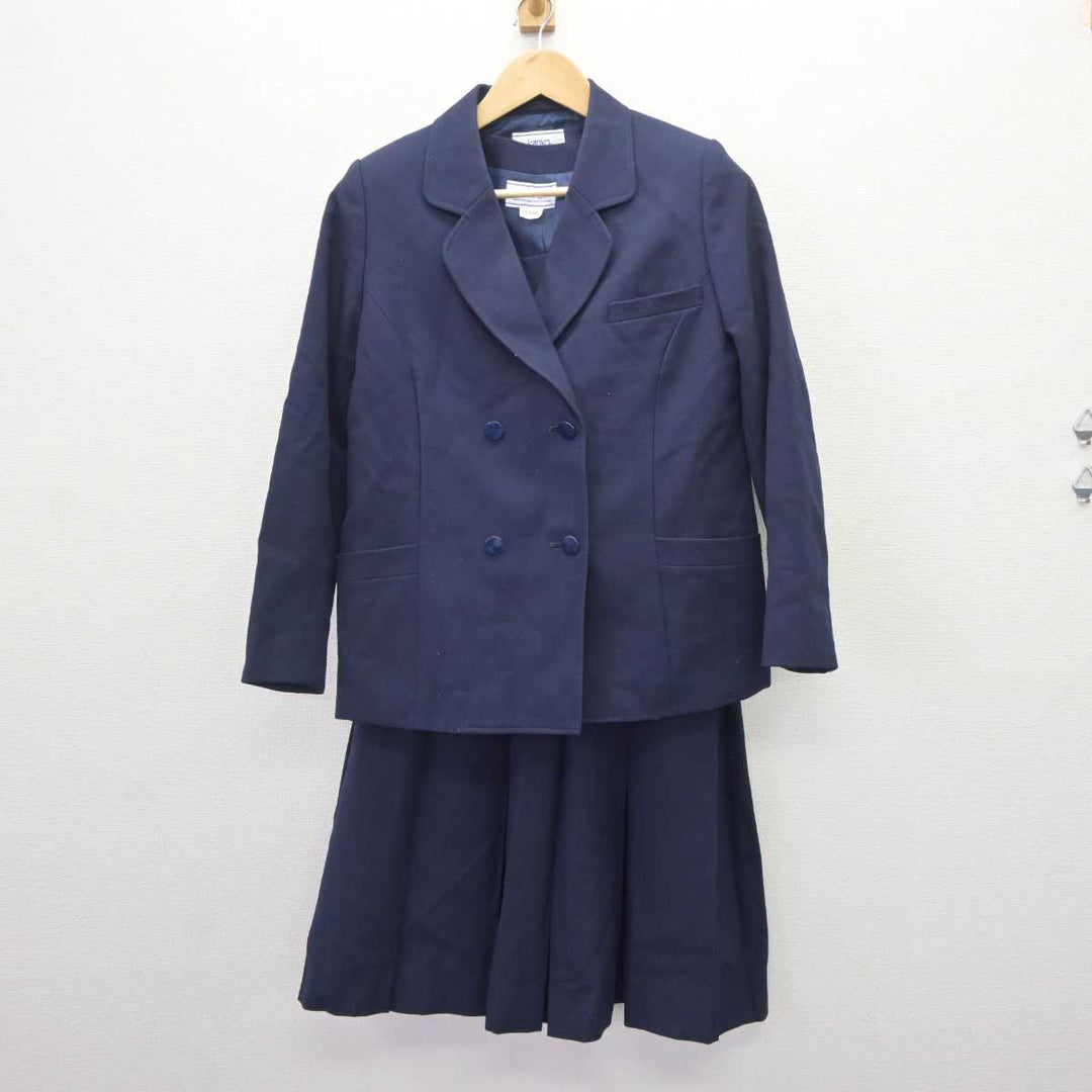 中古】東京都 府中第六中学校 女子制服 4点 (ブレザー・ベスト