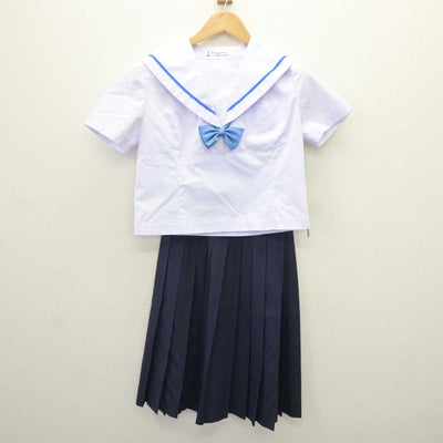 【中古】愛知県 本郷中学校 女子制服 4点 (セーラー服・スカート) sf065011