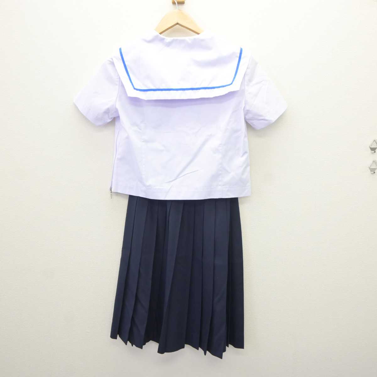 【中古】愛知県 本郷中学校 女子制服 4点 (セーラー服・スカート) sf065011