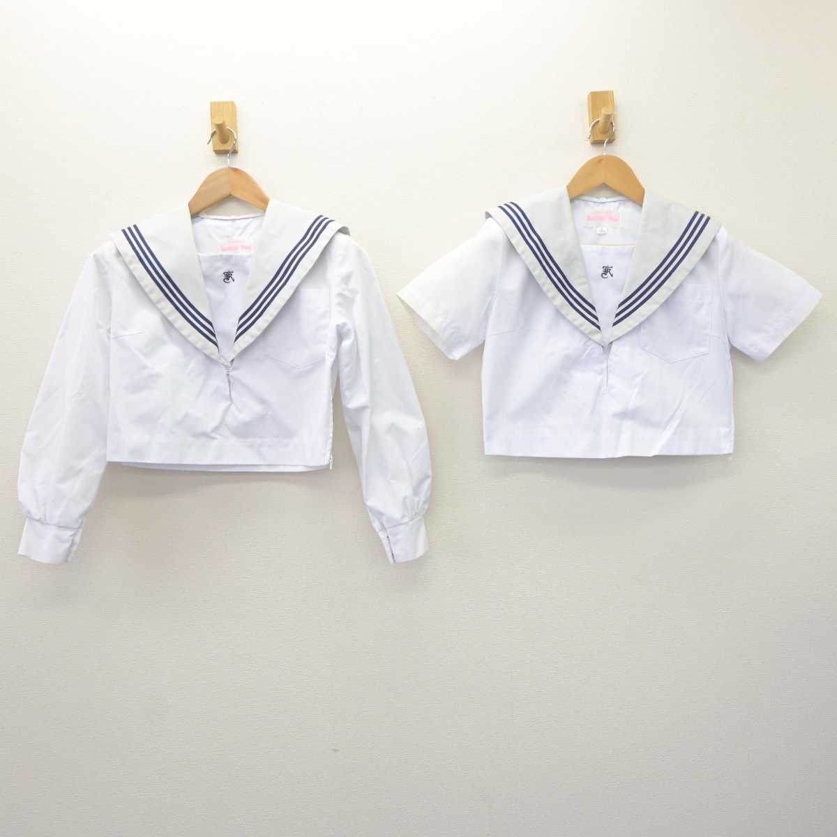 【中古】愛知県 高蔵寺高等学校 女子制服 2点 (セーラー服・セーラー服) sf065030