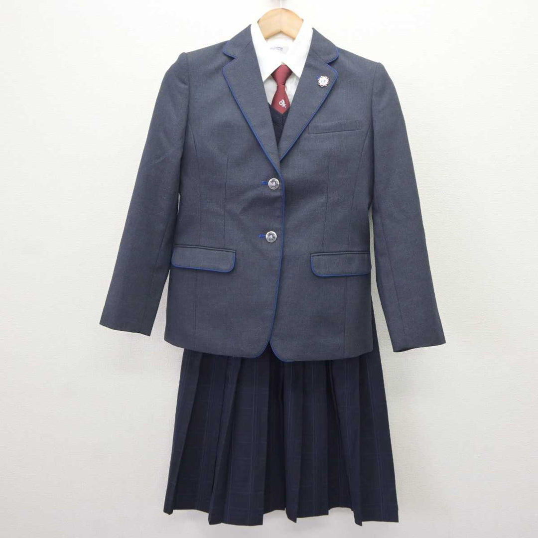 【中古】千葉県 千葉女子高等学校 女子制服 6点 (ブレザー・ニット・シャツ・スカート) sf065035 | 中古制服通販パレイド