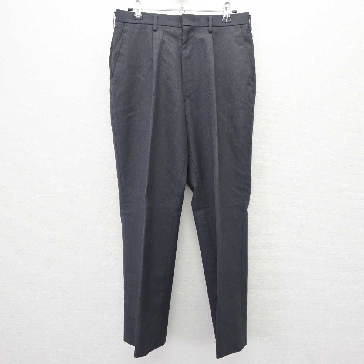 【中古】兵庫県 伊丹西高等学校 男子制服 3点 (ブレザー・ニット・ズボン) sf065046