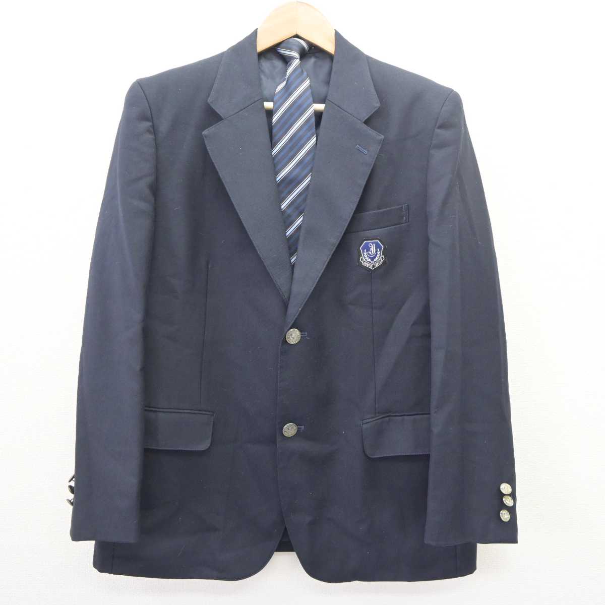 【中古】兵庫県 伊丹高等学校 男子制服 2点 (ブレザー) sf065047