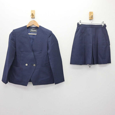 【中古】神奈川県 横浜市立豊田中学校 女子制服 4点 (ブレザー・スカート・スカート) sf065049