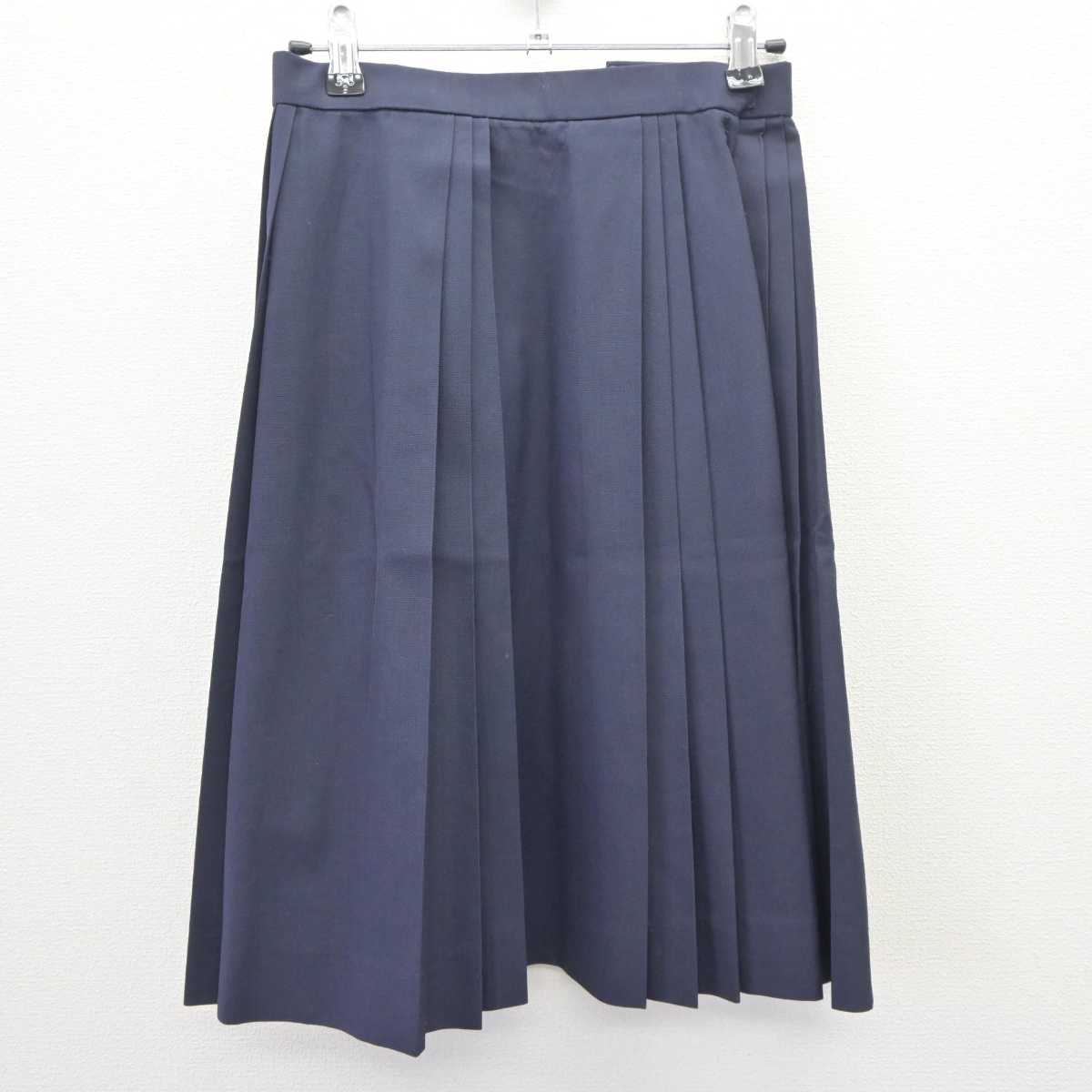 【中古】大分県 大分西高等学校 女子制服 2点 (シャツ・スカート) sf065064