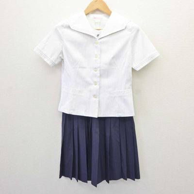 【中古】愛知県 藤ノ花女子高等学校 女子制服 2点 (ブラウス・スカート) sf065069