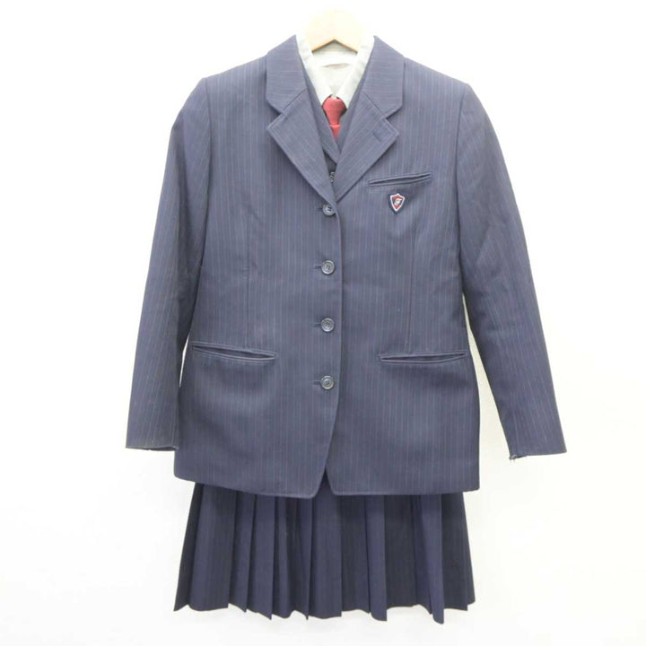 中古】愛知県 藤ノ花女子高等学校 女子制服 5点 (ブレザー