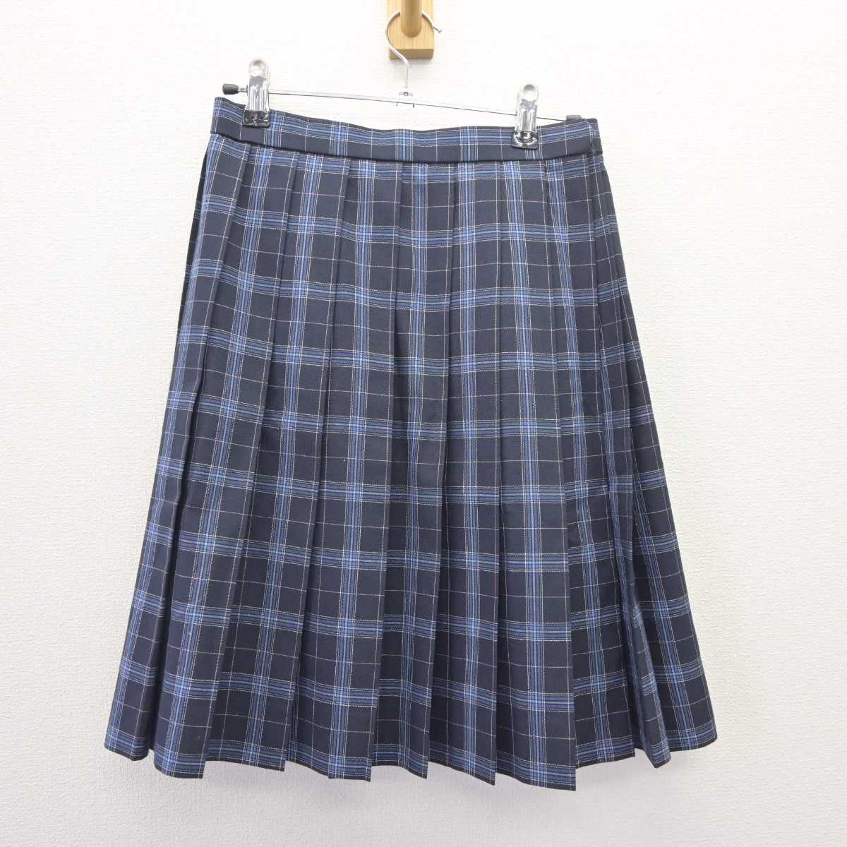 【中古】京都府 木津南中学校 女子制服 2点 (シャツ・スカート) sf065082