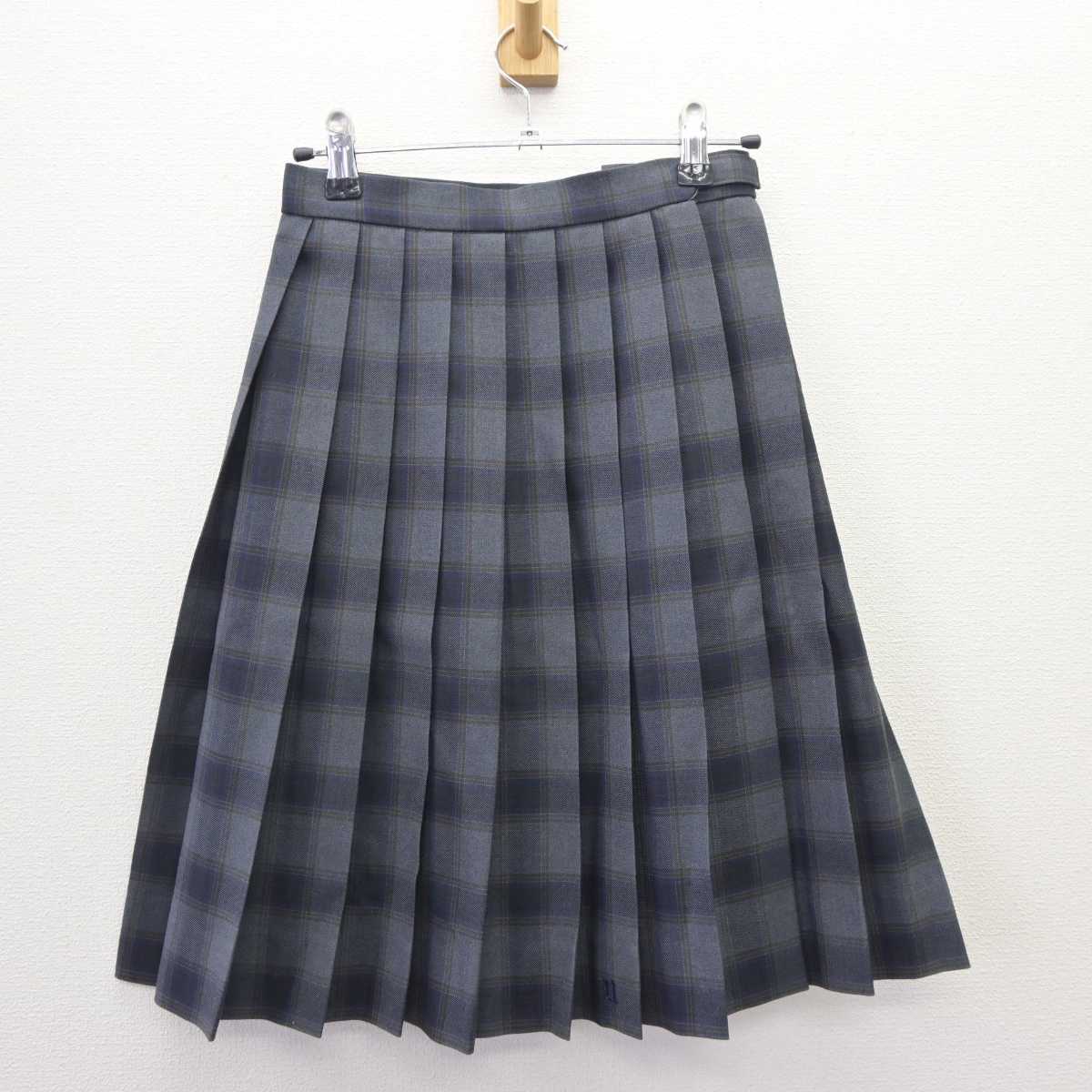 【中古】東京都 永山高等学校 女子制服 4点 (ブレザー・ニットベスト・スカート) sf065093