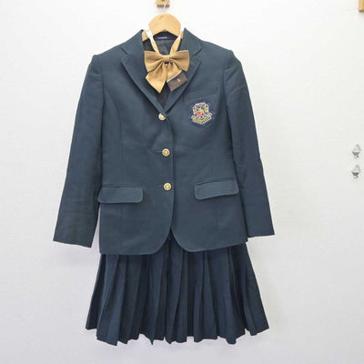 【中古】茨城県 つくば秀英高等学校 女子制服 3点 (ブレザー・スカート) sf065094