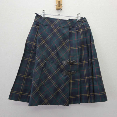 【中古】茨城県 つくば秀英高等学校 女子制服 2点 (ベスト・スカート) sf065096