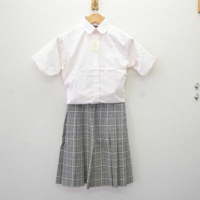 【中古】東京都 総合工科高等学校 女子制服 2点 (シャツ・スカート) sf065099