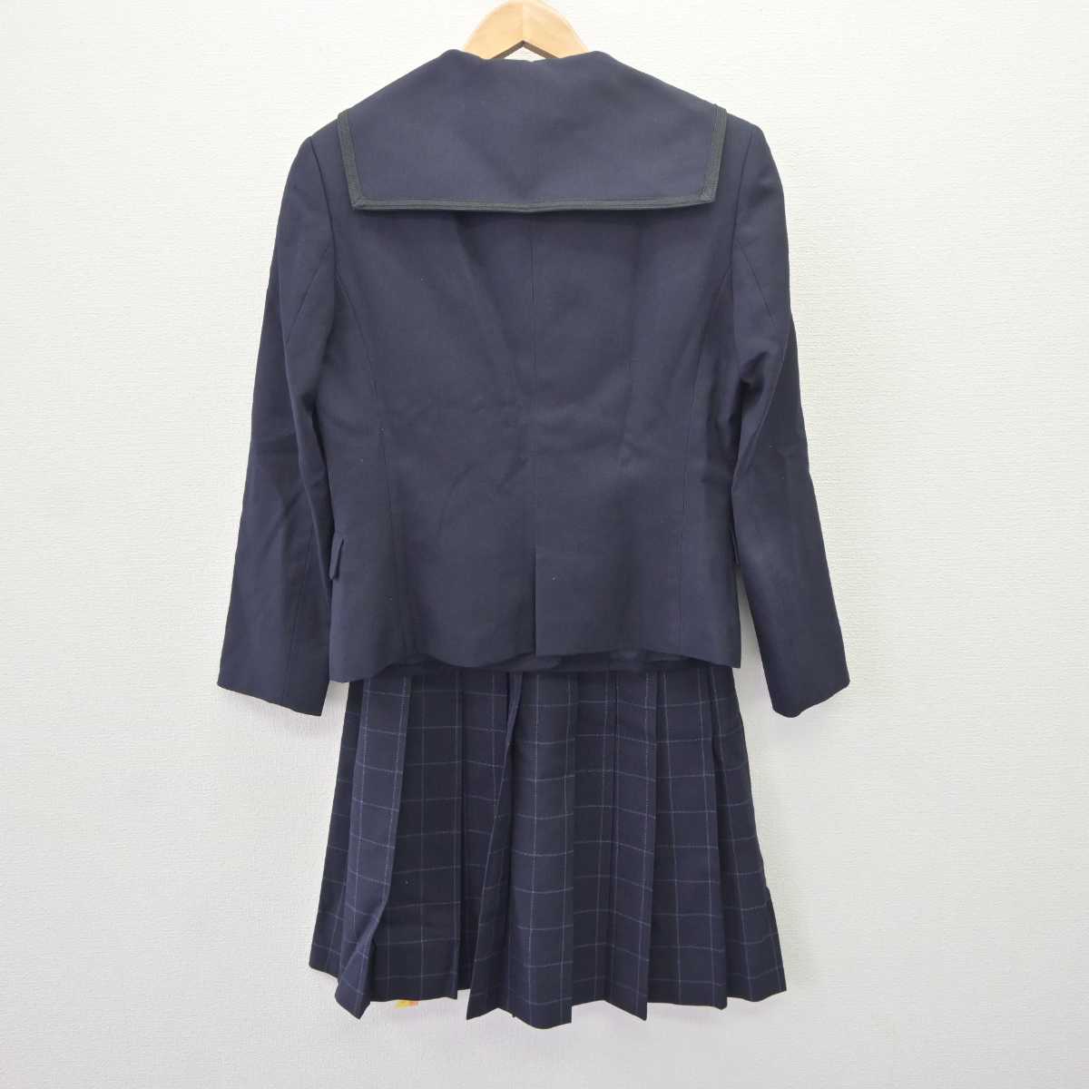 【中古】東京都 総合工科高等学校 女子制服 3点 (ブレザー・スカート) sf065100