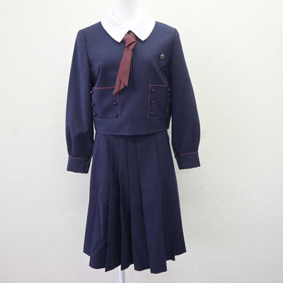 【中古】奈良県 帝塚山中学校・高等学校 女子制服 4点 (ブレザー・スカート) sf065101