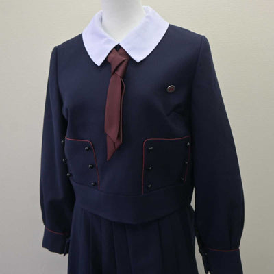 【中古】奈良県 帝塚山中学校・高等学校 女子制服 4点 (ブレザー・スカート) sf065101