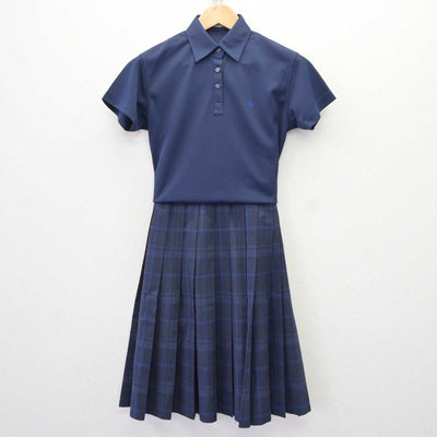 【中古】千葉県 千葉女子高等学校 女子制服 2点 (シャツ・スカート) sf065112