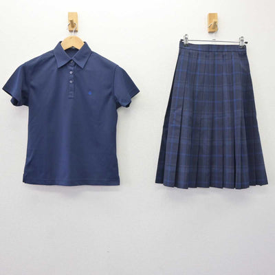 【中古】千葉県 千葉女子高等学校 女子制服 2点 (シャツ・スカート) sf065112