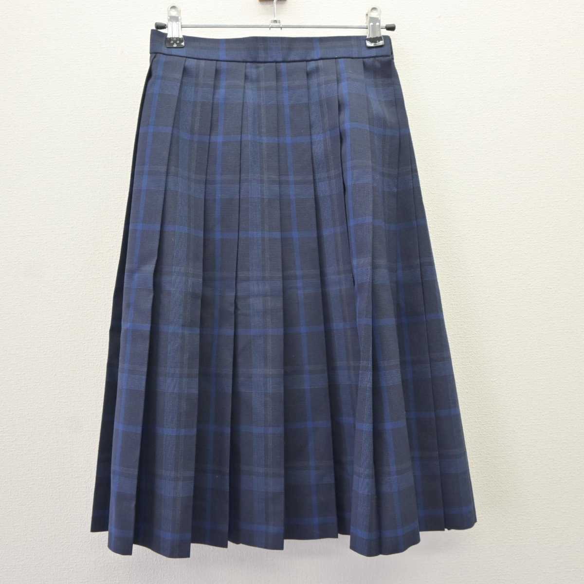 【中古】千葉県 千葉女子高等学校 女子制服 2点 (シャツ・スカート) sf065112