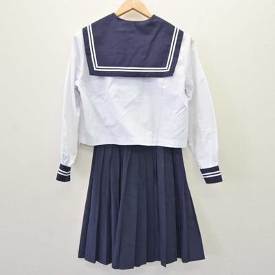 【中古】香川県 長尾中学校 女子制服 2点 (セーラー服・スカート) sf065121