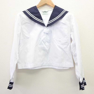 【中古】香川県 長尾中学校 女子制服 2点 (セーラー服・スカート) sf065121